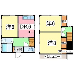 姉ケ崎駅 徒歩19分 1-2階の物件間取画像